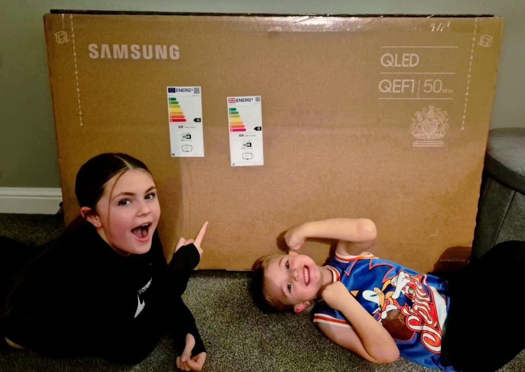 Nicola's Kids! - 50" Samsung QLED TV